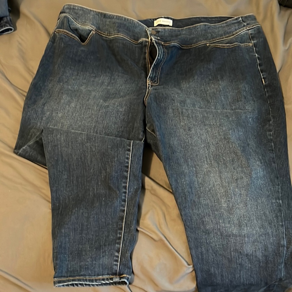 Lane Bryant flew magic waistband high rise jeggings